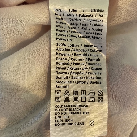 Vero Moda pullover cotton linen blend cap sleeve tiered ruffle dress size large - Picture 15 of 16